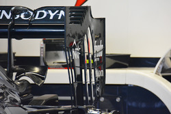 McLaren achtervleugel detail