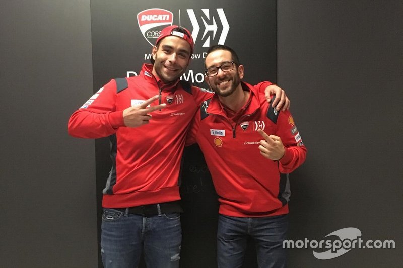 Danilo Petrucci mit Pressesprecher Luca Semprini