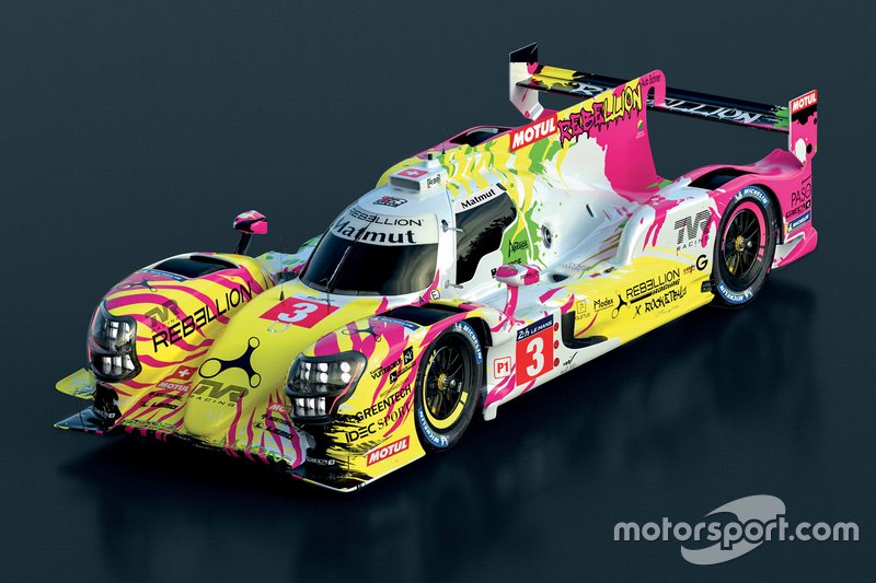 #3 Rebellion Racing Rebellion R-13: Nathanael Berthon, Gustavo Menezes, Thomas Laurent
