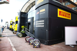 El área de hospitalidad de Pirelli
