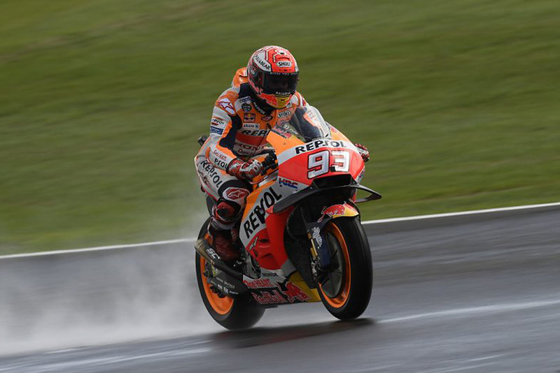 Die MotoGP-Bikes sind im Regen noch diffiziler zu fahren als Moto2- und Moto3-Bikes