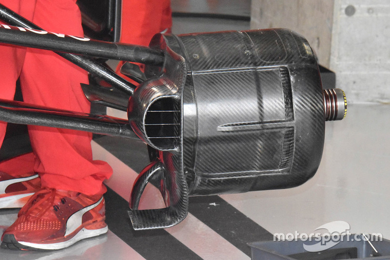 Ferrari SF71H : écope de frein avant