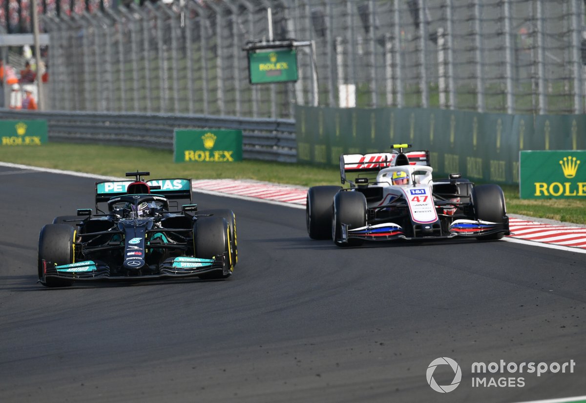 Льюис Хэмилтон, Mercedes W12, Мик Шумахер, Haas VF-21