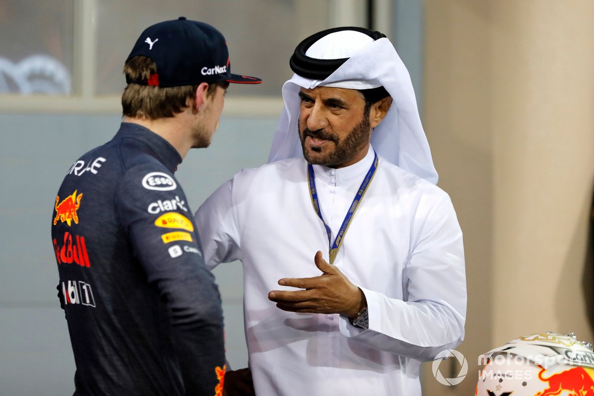 Max Verstappen, Red Bull Racing, Mohammed bin Sulayem, presidente de la FIA.