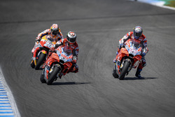 Jorge Lorenzo, Ducati Team, Andrea Dovizioso, Ducati Team, Dani Pedrosa, Repsol Honda Team