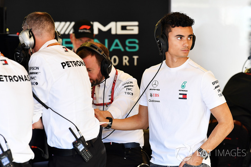 Третий пилот Mercedes AMG F1 Паскаль Верляйн