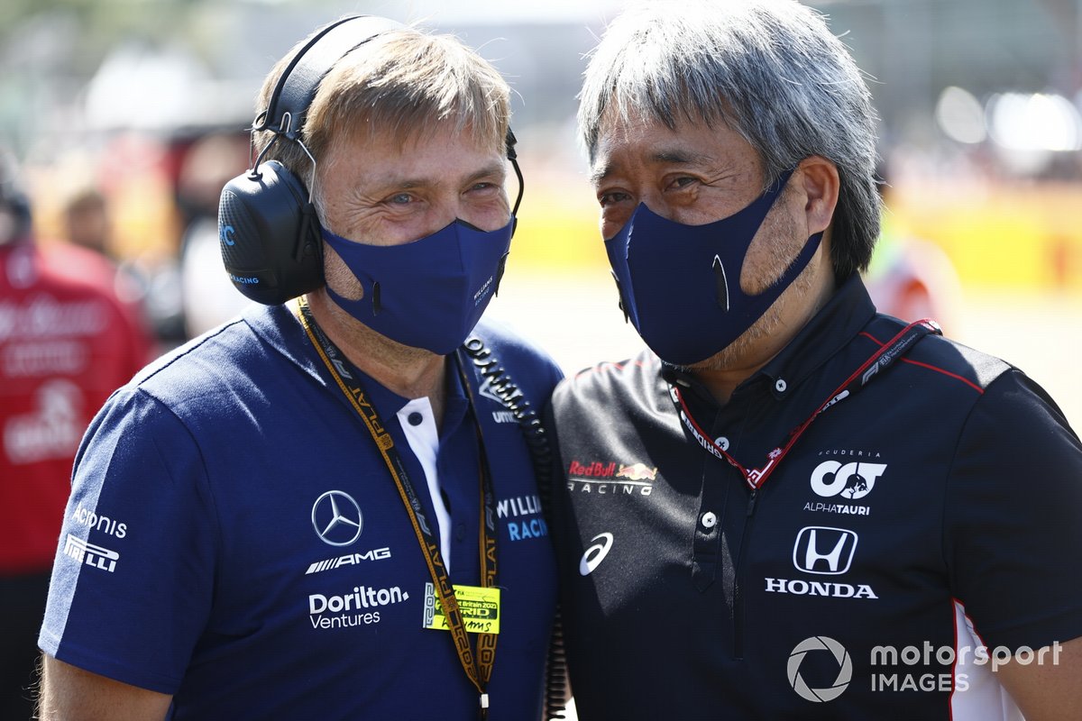 Капито c Масаши Ямамото, генеральным менеджером Honda Motorsport