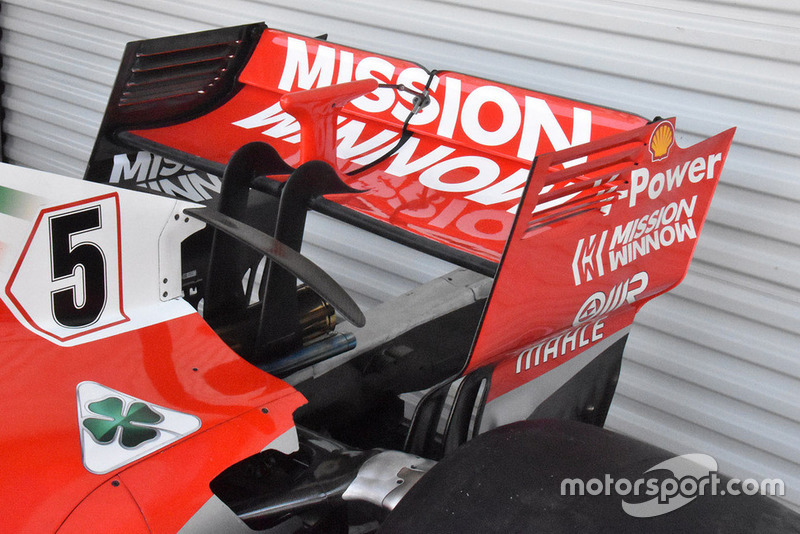 Ferrari SF71H, ala posteriore