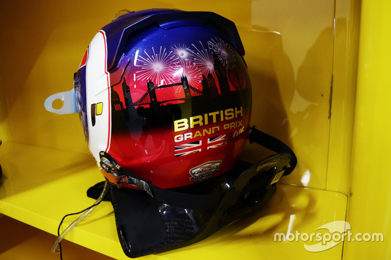 Il casco di Jolyon Palmer, Renault Sport F1 Team