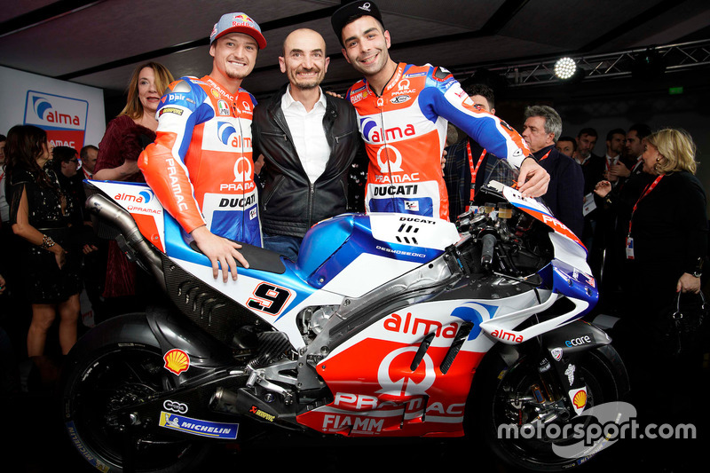 Jack Miller, Pramac Racing, Claudio Domenicali e Danilo Petrucci, Pramac Racing