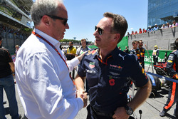 Jerome Stoll, Direktör, Renault Sport F1 ve Christian Horner, Red Bull Racing Takım Patronu