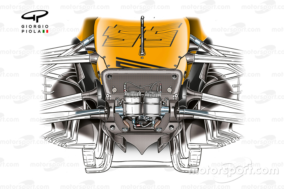 McLaren MCL35 şasi detay