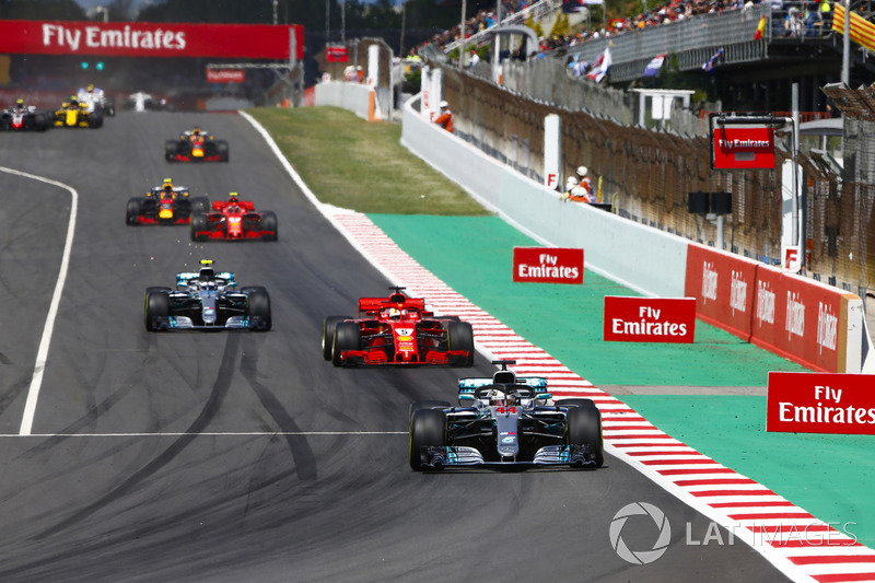 Льюіс Хемілтон, Mercedes AMG F1 W09, Себастьян Феттель, Ferrari SF71H, Валттері Боттас