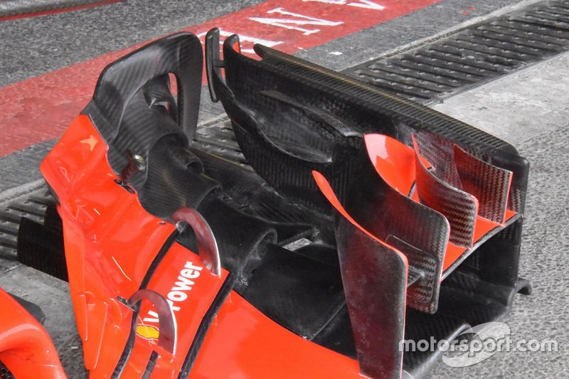 Ferrari SF71H ön kanat detay
