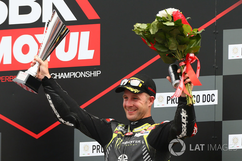Podium: third place Jonathan Rea, Kawasaki Racing