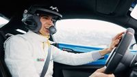 F1-Fahrer Ocon bei der Rallye Monte Carlo