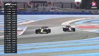 Carlos Sainz pakt Sergio Perez in GP Frankrijk