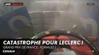 Charles Leclerc abandonne sur une sortie de piste