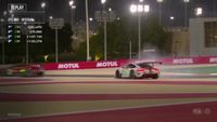 Collision between Ferrari and Porsche in last 15 minutes