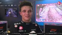 Interview Norris en Ricciardo na de Grand Prix van Singapore