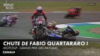 La chute de Fabio Quartararo qui accroche Aleix Espargaró