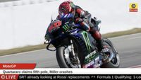 MotoGP: Quartararo claims fifth pole