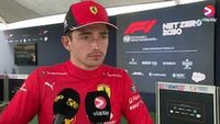 Reactie Charles Leclerc na GP van België