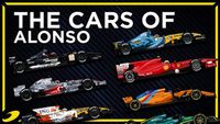 Wszystkie samochody F1 Fernando Alonso