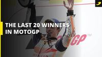 Los últimos 20 ganadores en MotoGP