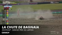 Une chute de Bagnaia importante dans la course au titre