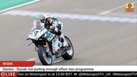 WSBK: Davies claims Ducati not putting enough effort