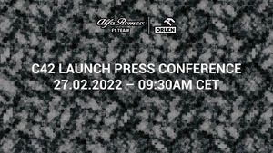 Directo: Presentación del Alfa Romeo C42 para F1 2022