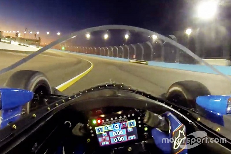 VIDEO: el Aeroscreen de IndyCar en pruebas de noche