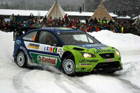 Hirvonen takes snowy Rally Norway victory Hirvonen takes snowy Rally Norway victory