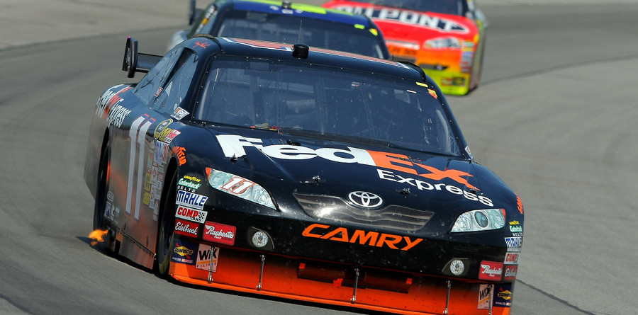 Hamlin waits out Pocono for emotional win Hamlin waits out Pocono for emotional win