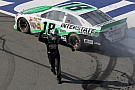 Kyle Busch gets first Fontana NSCS win for Toyota Kyle Busch gets first Fontana NSCS win for Toyota