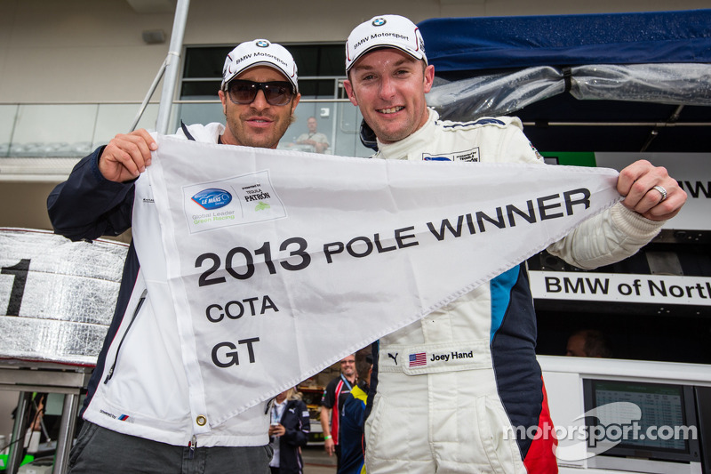 BMW Team RLL qualifies on top at wet, slippery Circuit of the Americas