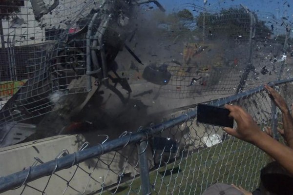 Franchitti on way to hospital after horrendous crash on final lap in Houston Franchitti on way to hospital after horrendous crash on final lap in Houston