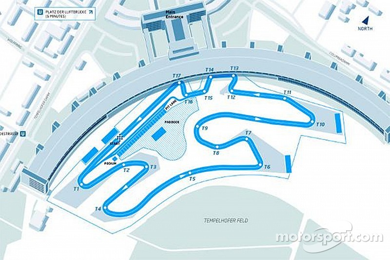 Fórmula E presenta su circuito para Berlín