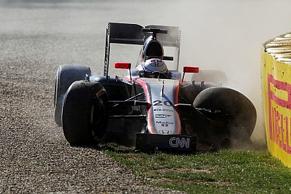 Magnussen se hace responsable del accidente