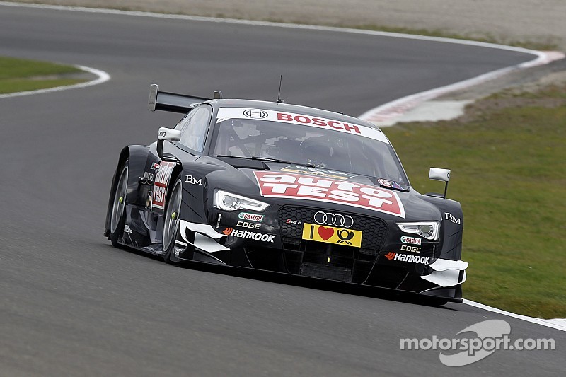 Les pilotes Audi en vue lors des tests d'Estoril
