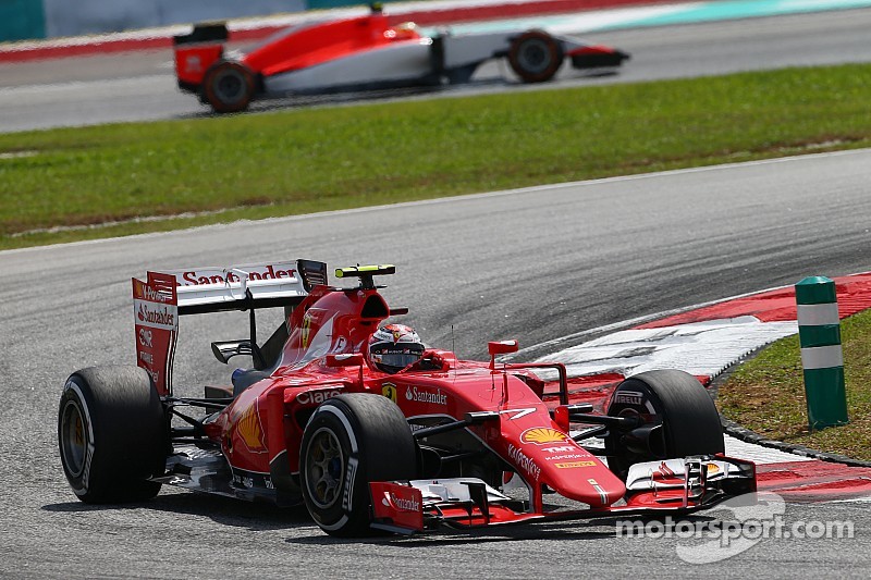 Raikkonen piensa que las condiciones ayudaron a Ferrari