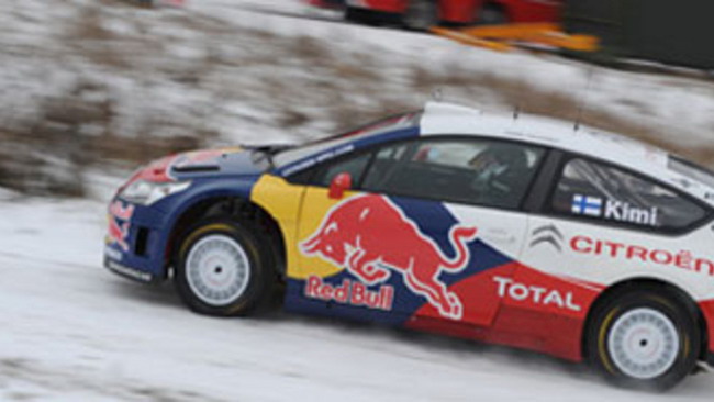 Primi passi sulla C4 WRC per Raikkonen