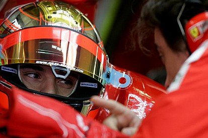 Bianchi veloce sulla F2008 a Fiorano