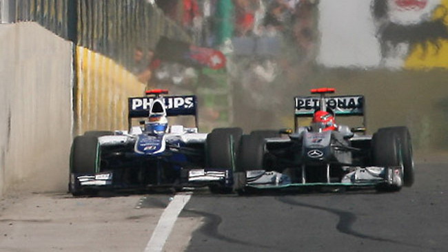 Schumi chiede scusa a Barrichello