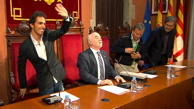 Grande festa a Manresa per Toni Elias