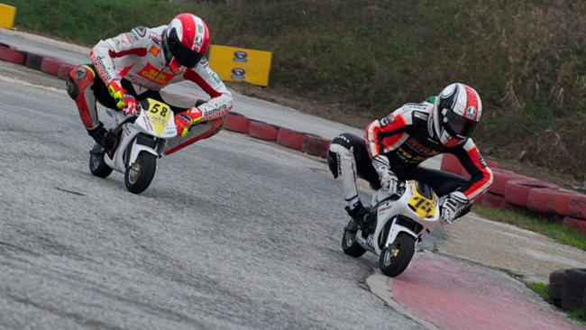 Le stelle del mondiale in minimoto per beneficenza