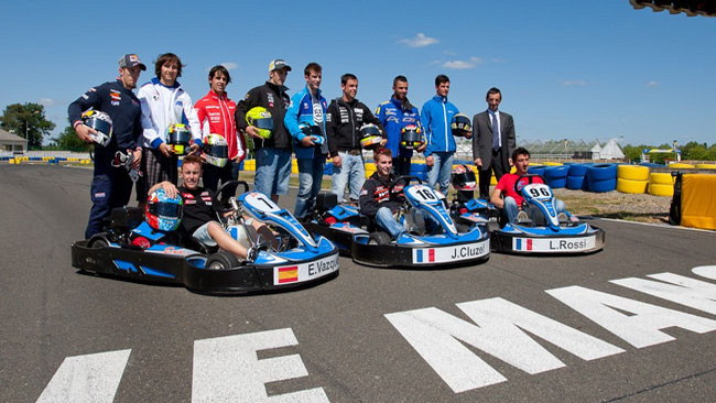Sfida sui kart a Le Mans per i piloti del Motomondiale