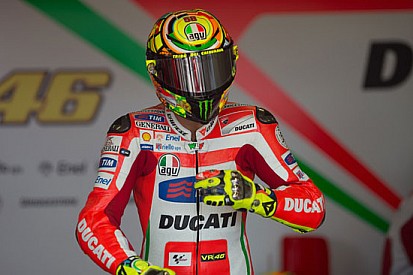 Oggi Valentino ha lavorato sulla ciclistica a Misano