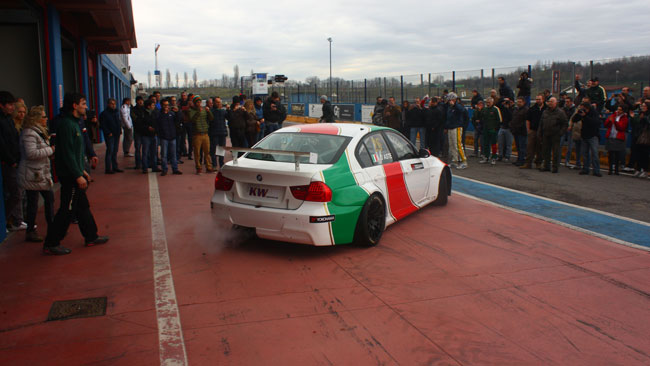 Shakedown a Franciacorta per Stefano d'Aste